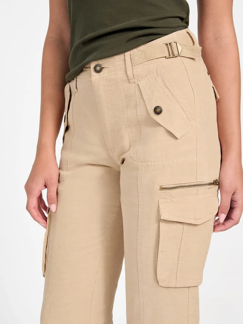 Nessi Linen Cargo Pants