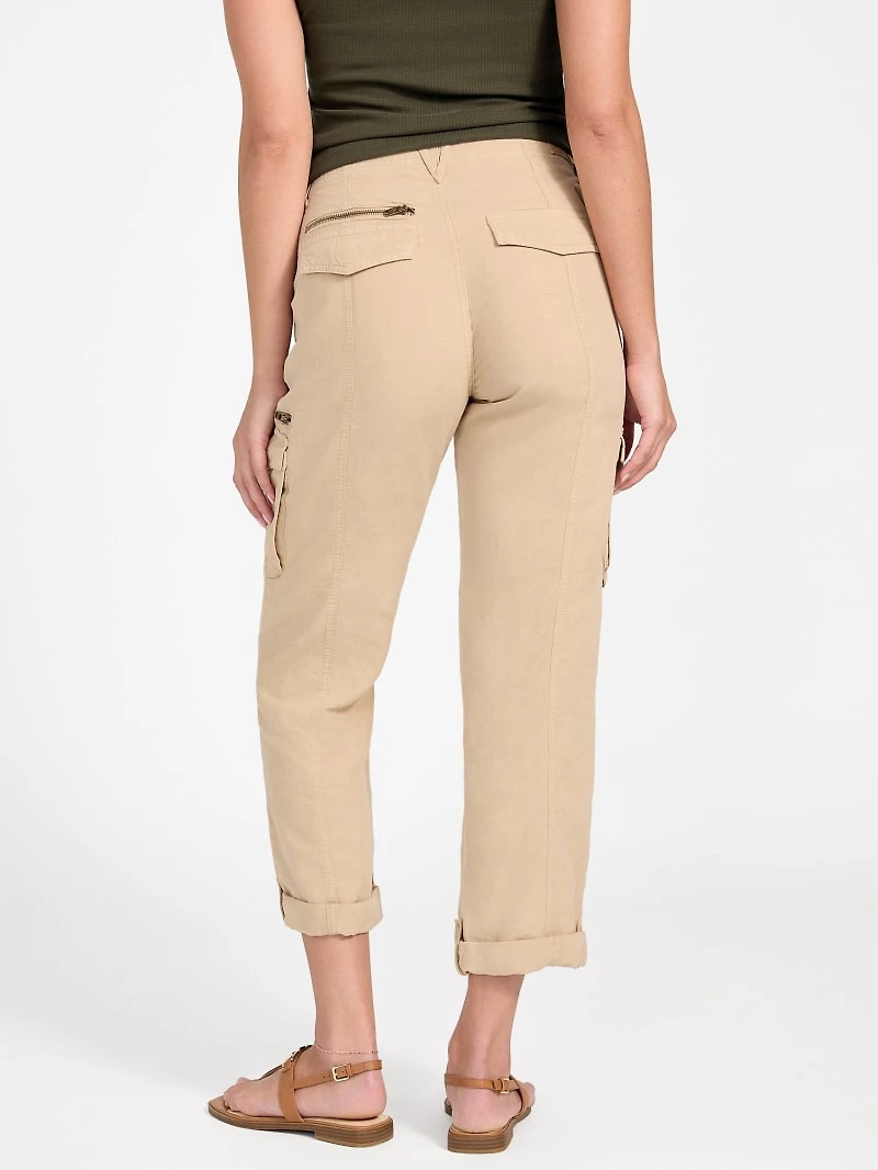 Nessi Linen Cargo Pants