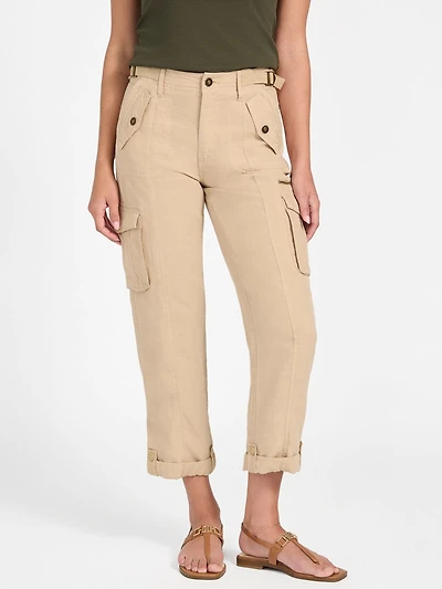 Nessi Linen Cargo Pants