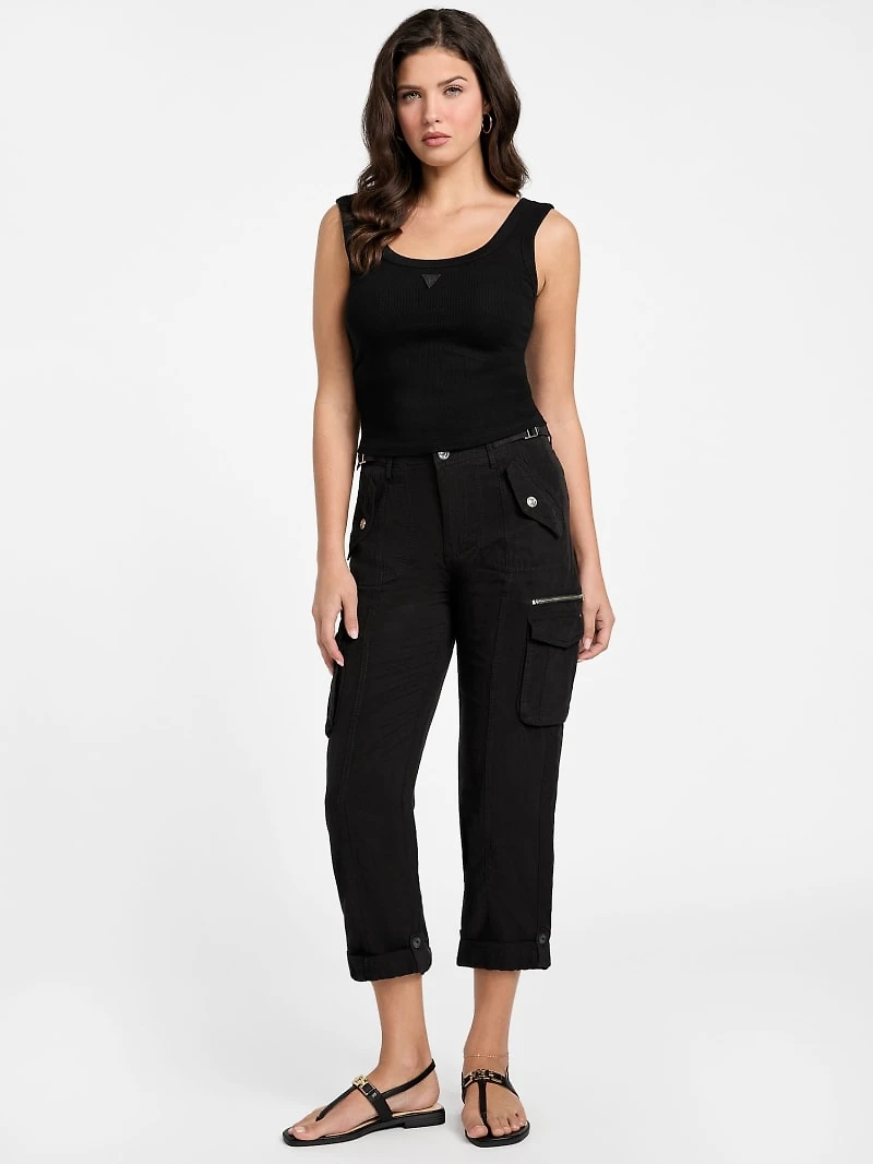 Nessi Linen Cargo Pants