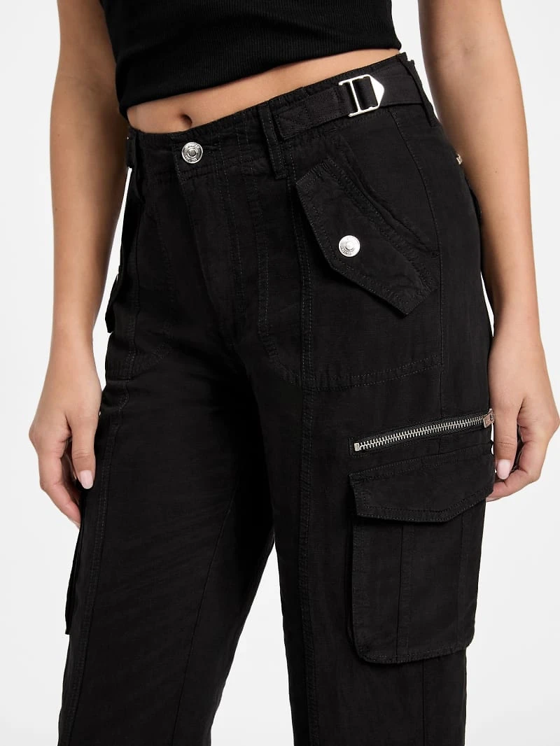 Nessi Linen Cargo Pants