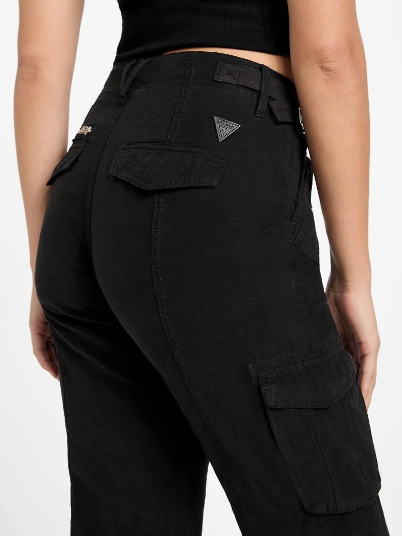 Nessi Linen Cargo Pants