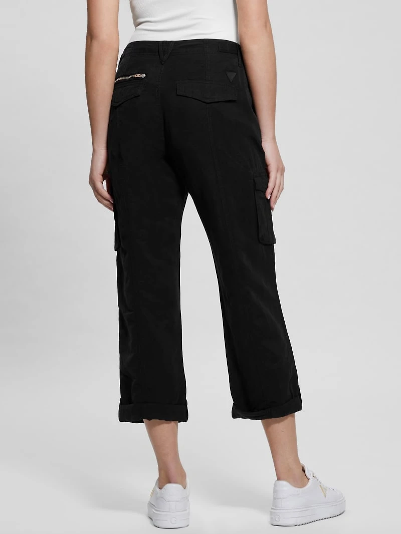 Nessi Linen Cargo Pants