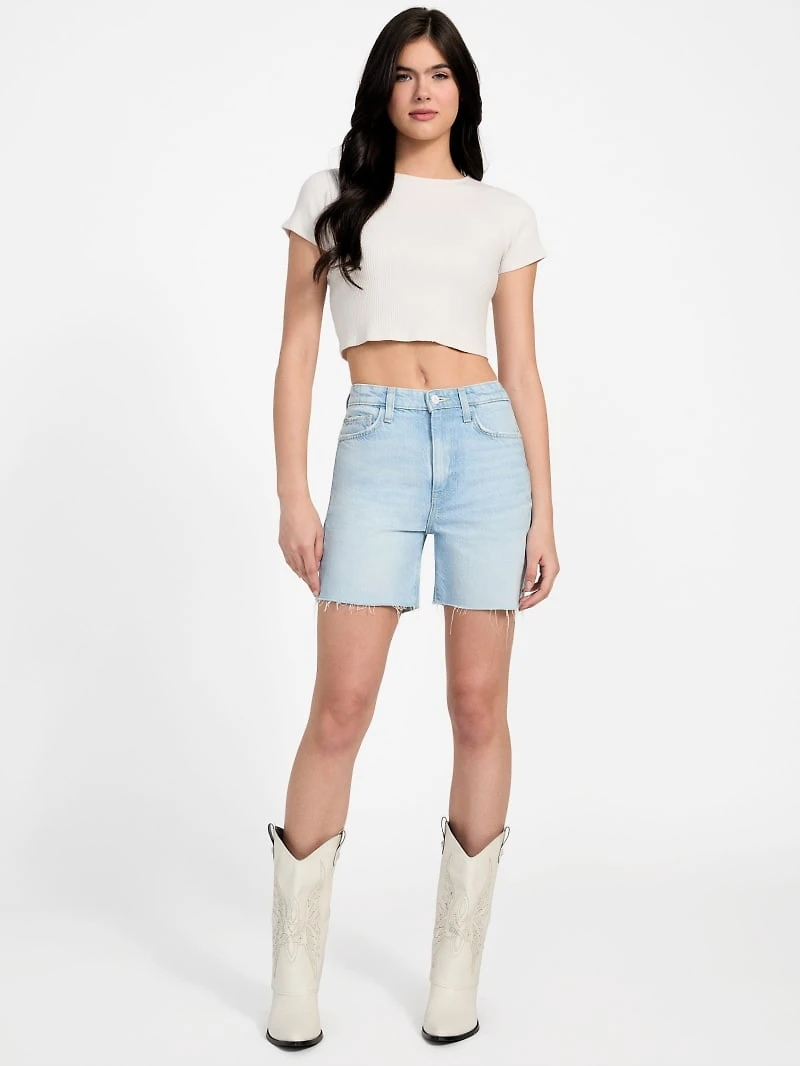 80s Pedal Denim Shorts