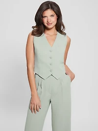 Dina Cropped Blazer Vest