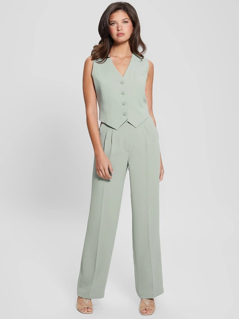 Dina Cropped Blazer Vest