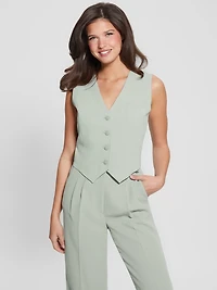 Dina Cropped Blazer Vest