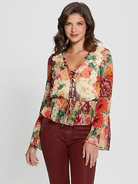 Eco Demi Lace-Up Top