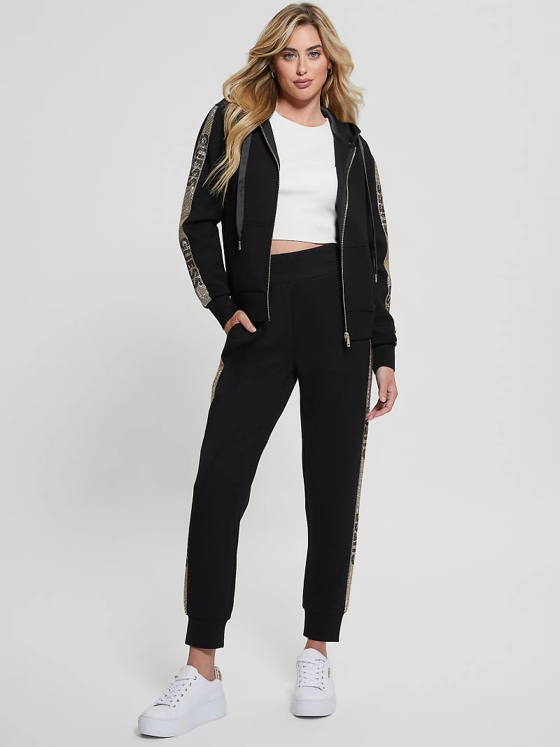 Eco Signature Rhinestone Sweatpants