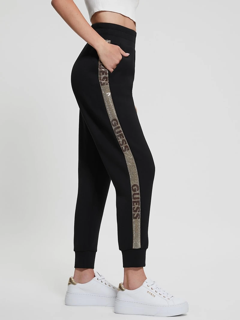 Eco Signature Rhinestone Sweatpants