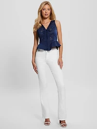 Eco Gia Satin Lace Top