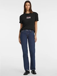 Oversized Mixed Logo Tee