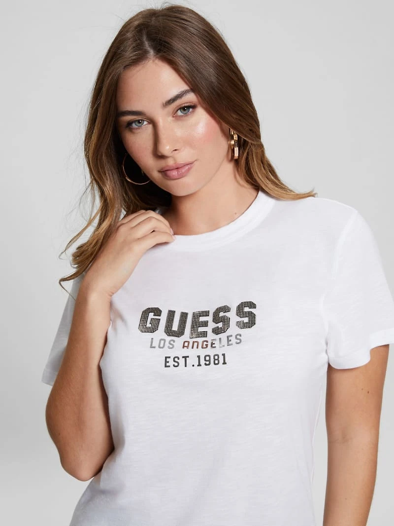 Crewneck Pyramide Studs Tee