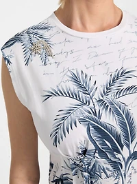 Palms Corset Tee
