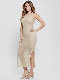 Lana Mesh Sweater Dress