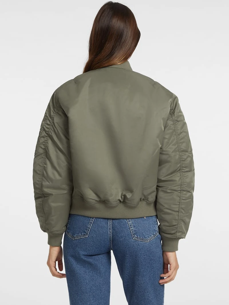 Nylon Bomber Jacket