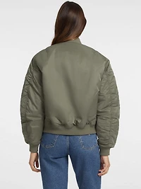 Nylon Bomber Jacket