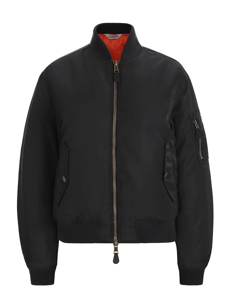 Nylon Bomber Jacket