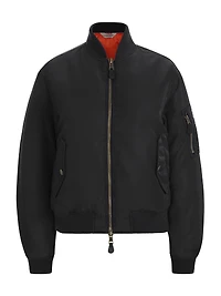 Nylon Bomber Jacket