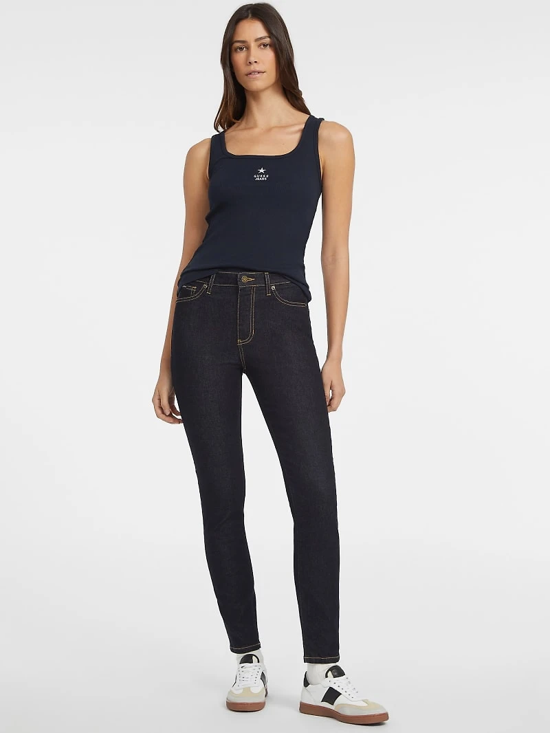 Slim Embroidered Star Tank