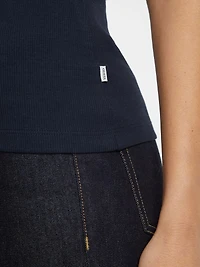 Slim Embroidered Star Tank