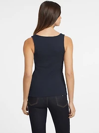 Slim Embroidered Star Tank