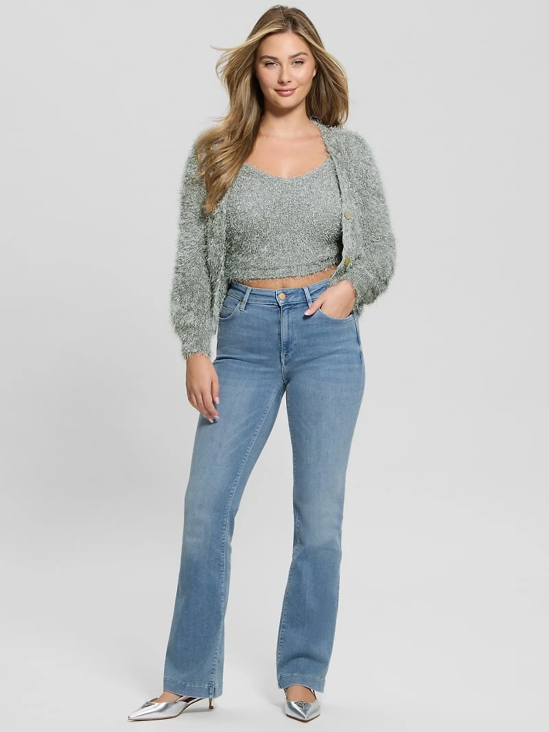 Emiko Eyelash Crop Cardigan