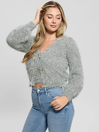 Emiko Eyelash Crop Cardigan