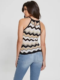 Harper Chevron Stripe Sweater Tank