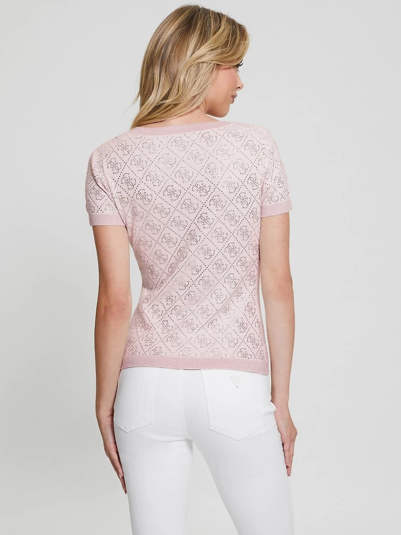Paige Quattro Rhinestone Top