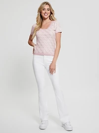 Paige Quattro Rhinestone Top