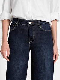 Mid-Rise Sexy Palazzo Wide-Leg Jeans