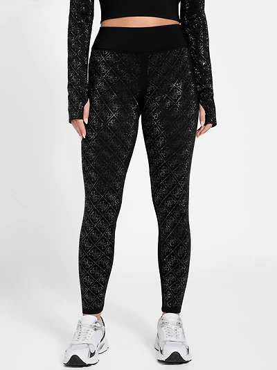 Eco Debby Rhinestone Quattro G Leggings