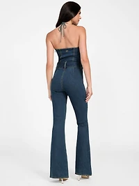 Eco Rebel Halter Denim Jumpsuit