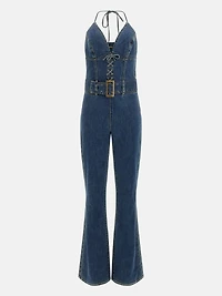 Eco Rebel Halter Denim Jumpsuit