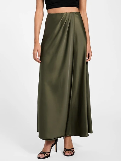 Eco Ana Satin Wrap Skirt