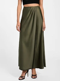 Eco Ana Satin Wrap Skirt