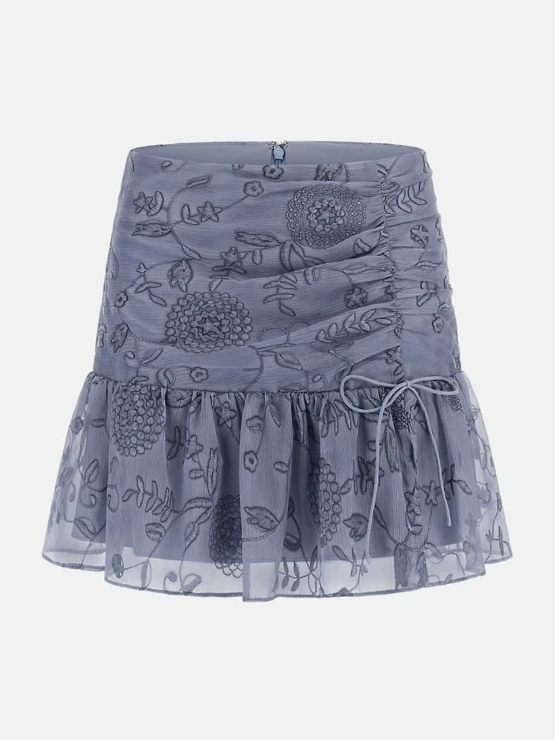 Seiah Chiffon Mini Skirt