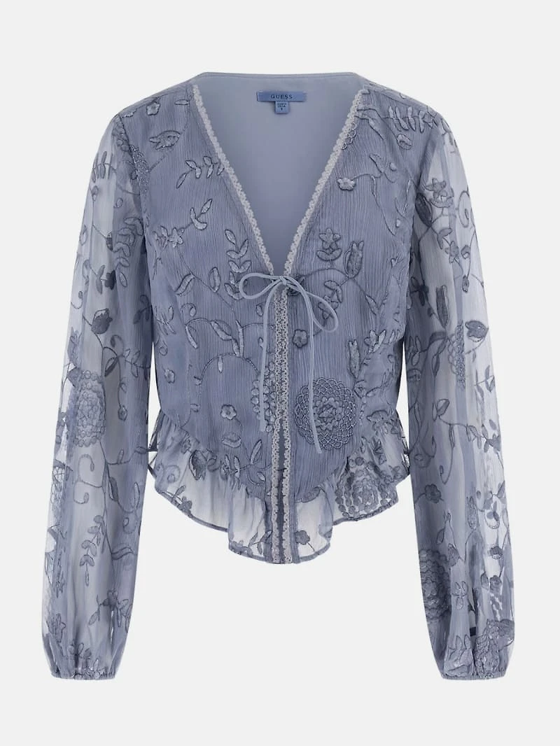 Seiah Tie-Front Top