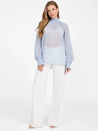 Eco Audrine Bow Blouse