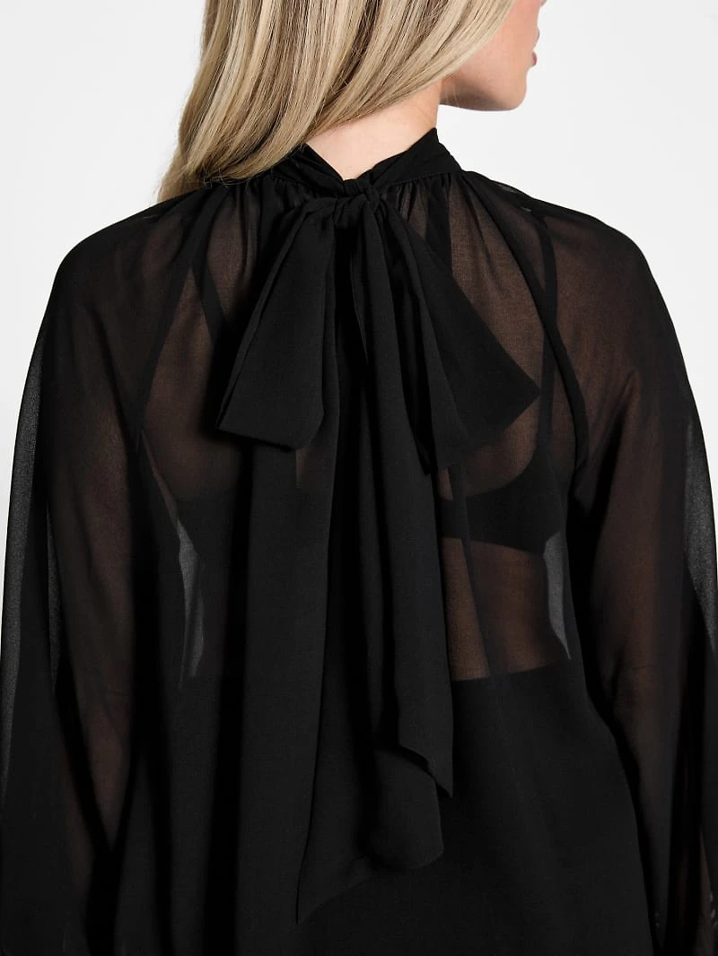 Eco Audrine Bow Blouse