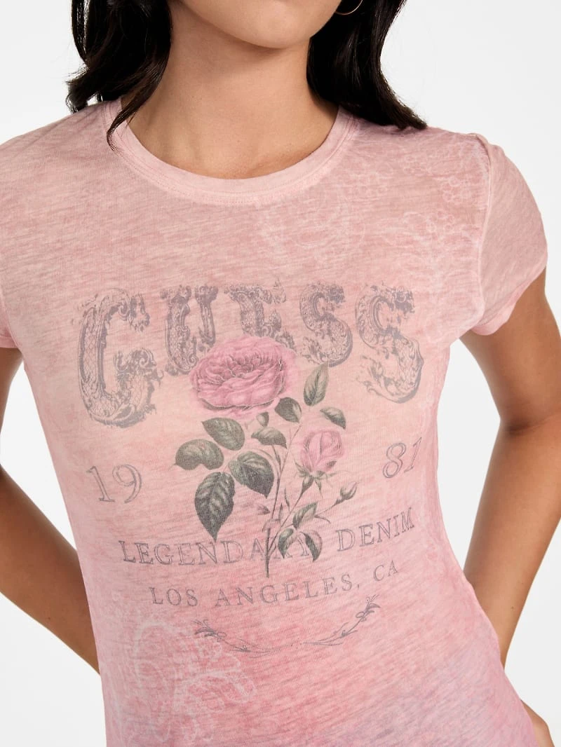 Roses Logo Burnout Tee