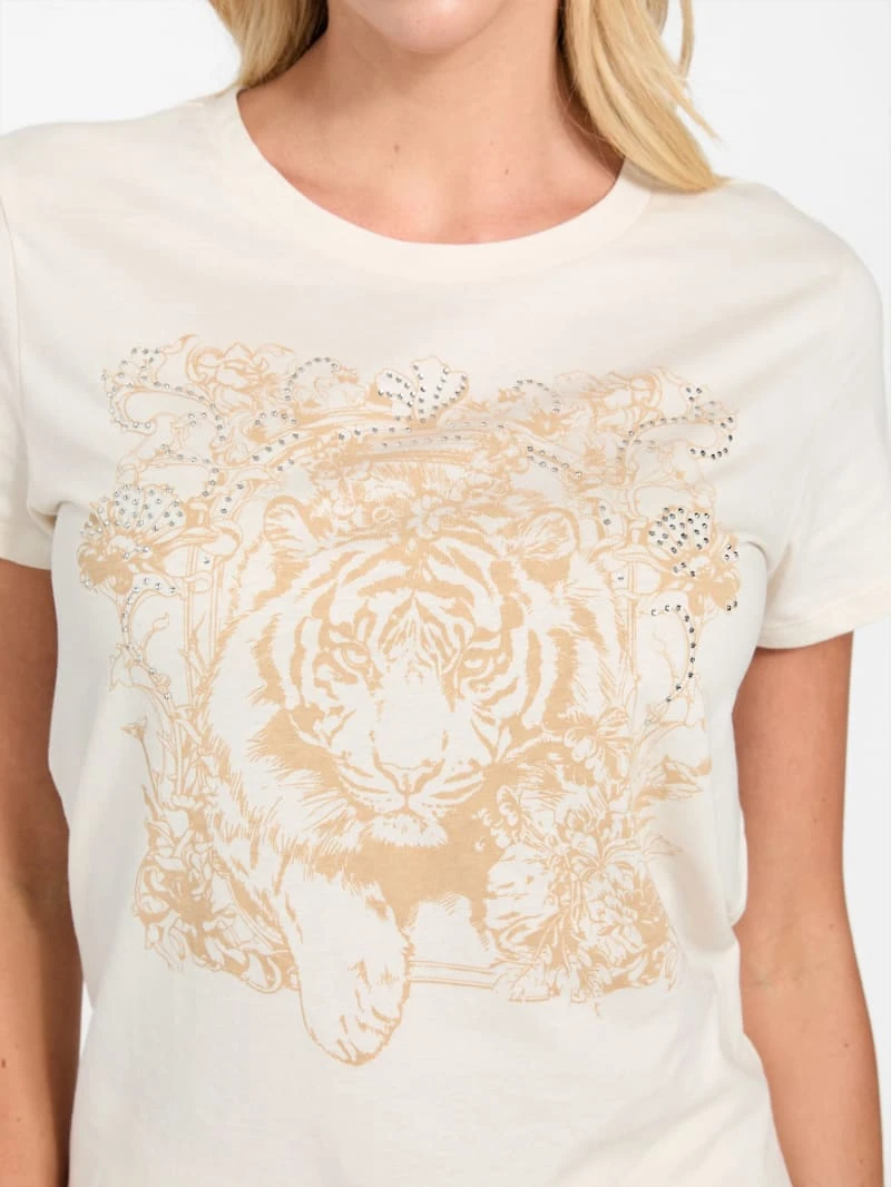 Eco Floral Tiger Easy Tee