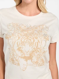 Eco Floral Tiger Easy Tee