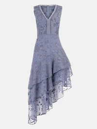 Loren Embossed Tiered Dress
