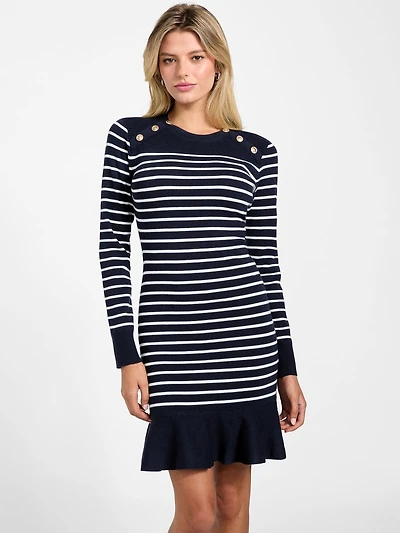 Eco Helen Striped Sweater Dress