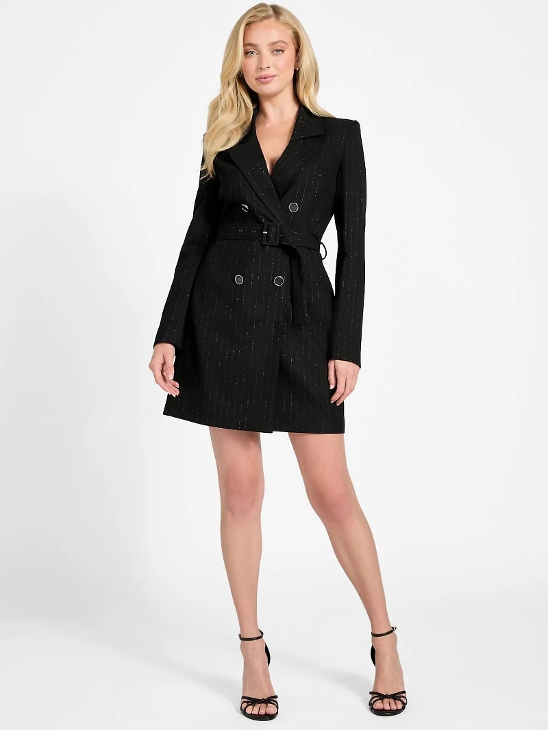 Eco Zanita Pinstriped Blazer Dress