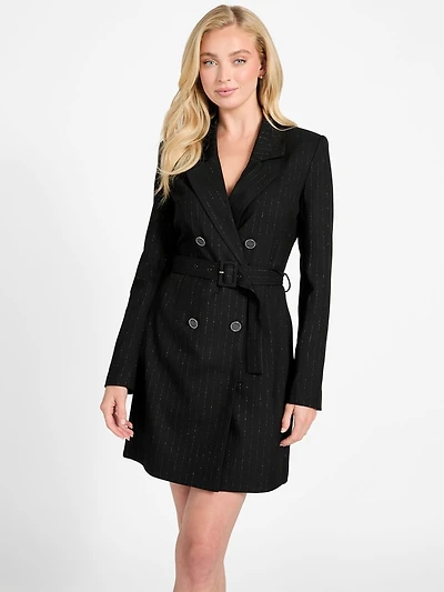 Eco Zanita Pinstriped Blazer Dress