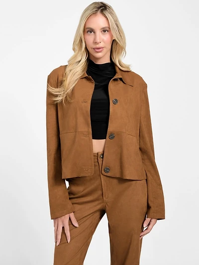Aria Faux-Suede Jacket