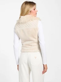 Amari Faux-Fur Zip Vest